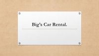 Big's Car Rental