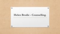 Helen Brodie - Counselling.