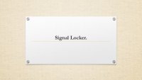 Signal Locker.