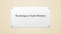 Techniques Yacht Painter.