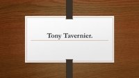 Tony Tavernier.
