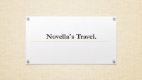 Novella's Travel.