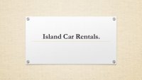 Island Car Rentals.