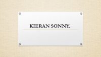 Kieran Sonny.