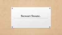 Stewart Stoute.
