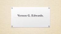 Vernon G. Edwards.